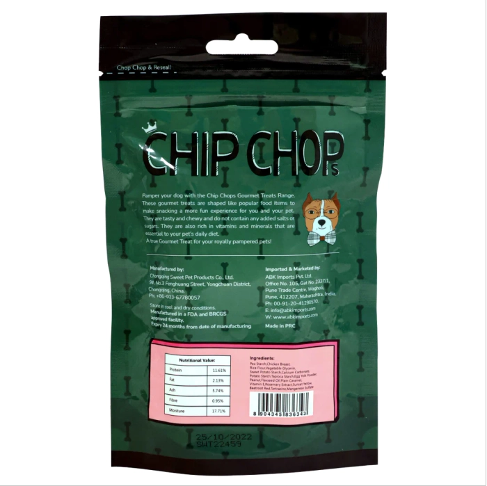 Chip Chops- Chicken Burger Gourmet Dog Treats