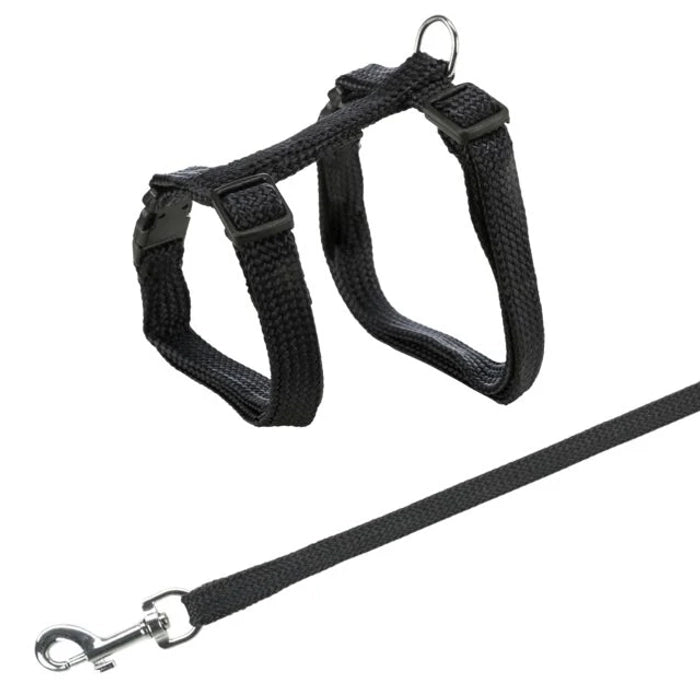 Trixie- Cat Harness with Leash various colours