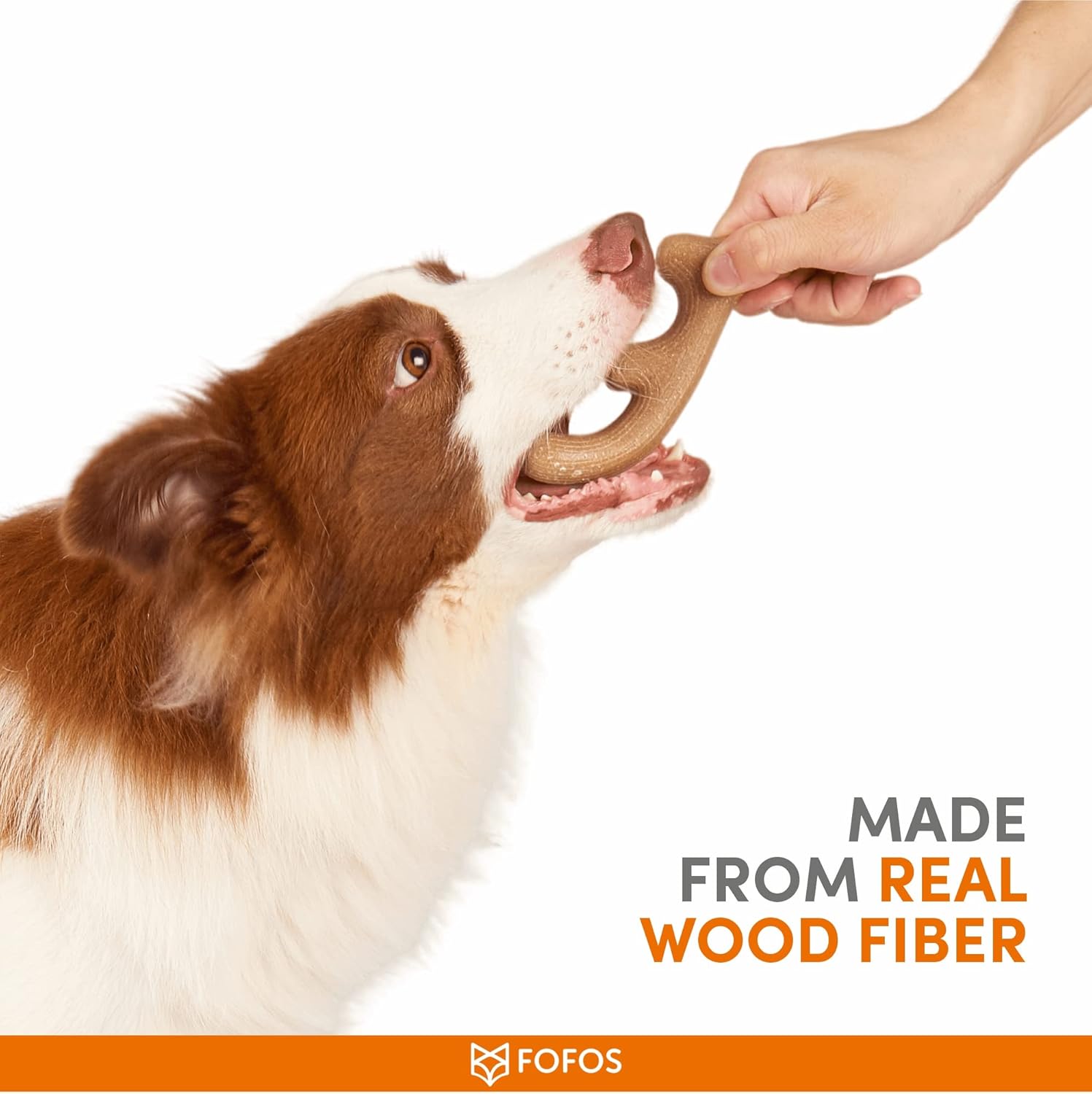 Fofos Woodplay Antler Dog Chew Toy