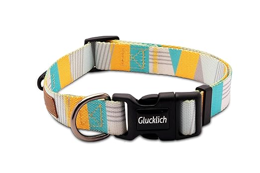 Glucklich Dog Collar 15Mm Printed