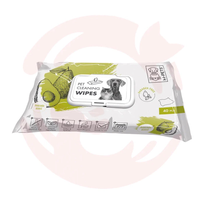 M-Pets Cleaning Wipes for Pets ( Size: 15 x 20 cm - 40 pcs )