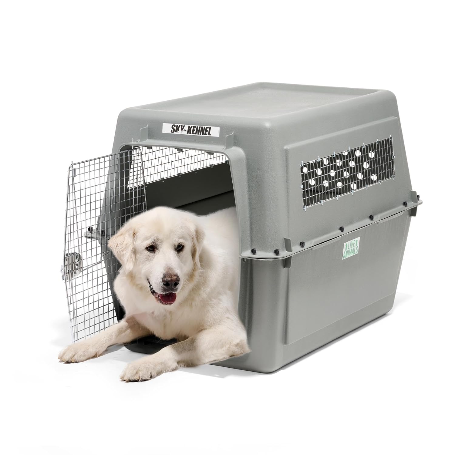 Petmate Sky Kennel for Pets Grey