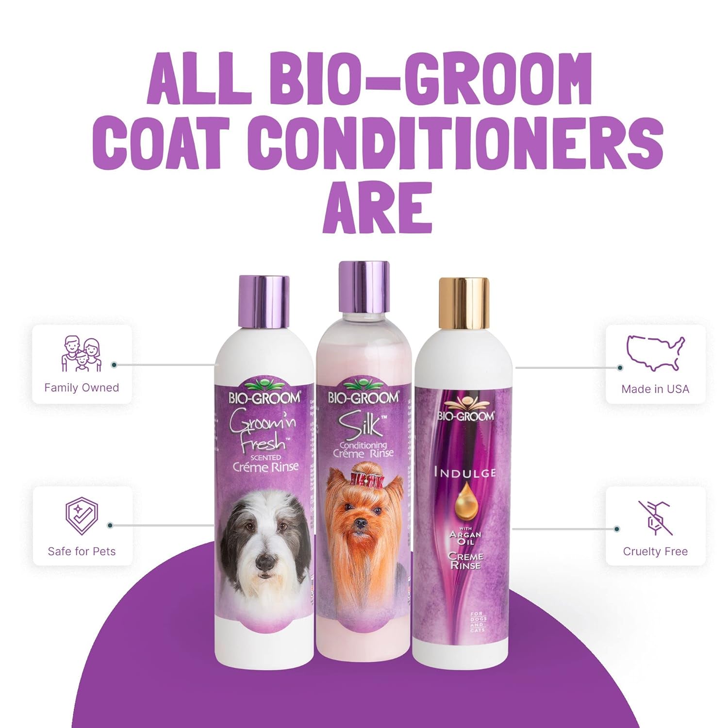 Bio-Groom Silk Creme Rinse Dog Conditioner