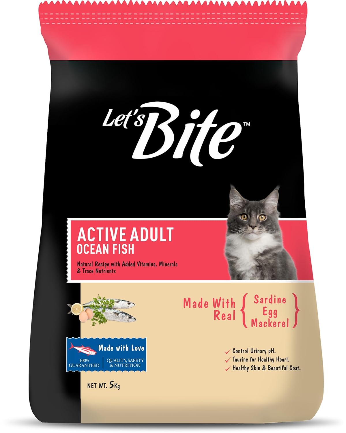 Let's Bite Active Adult Cat Dry Food