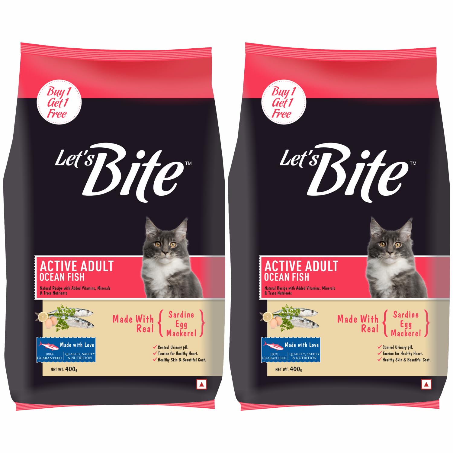 Let's Bite Active Adult Cat Dry Food