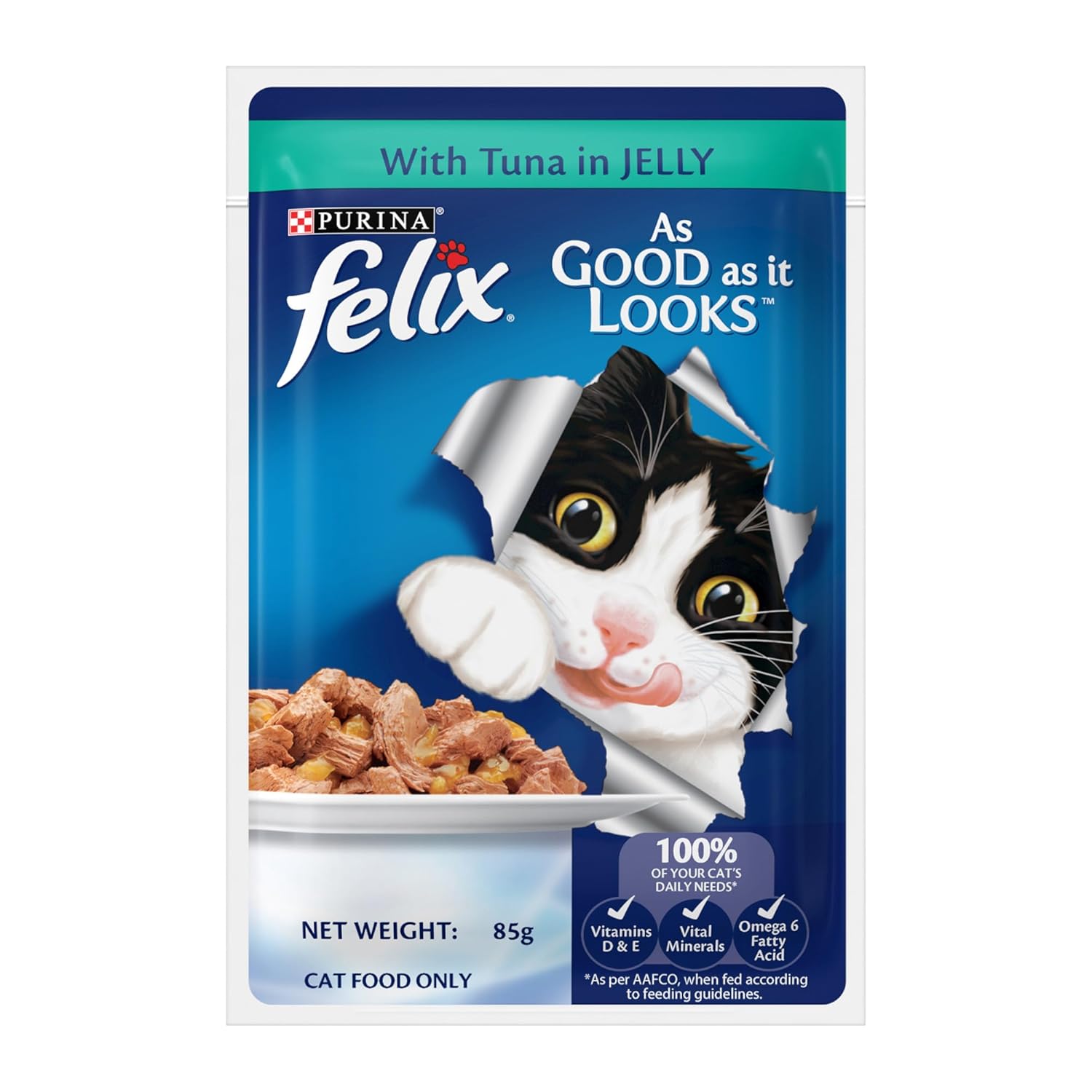 Felix Adult Tuna In Jelly Cat Wet Food