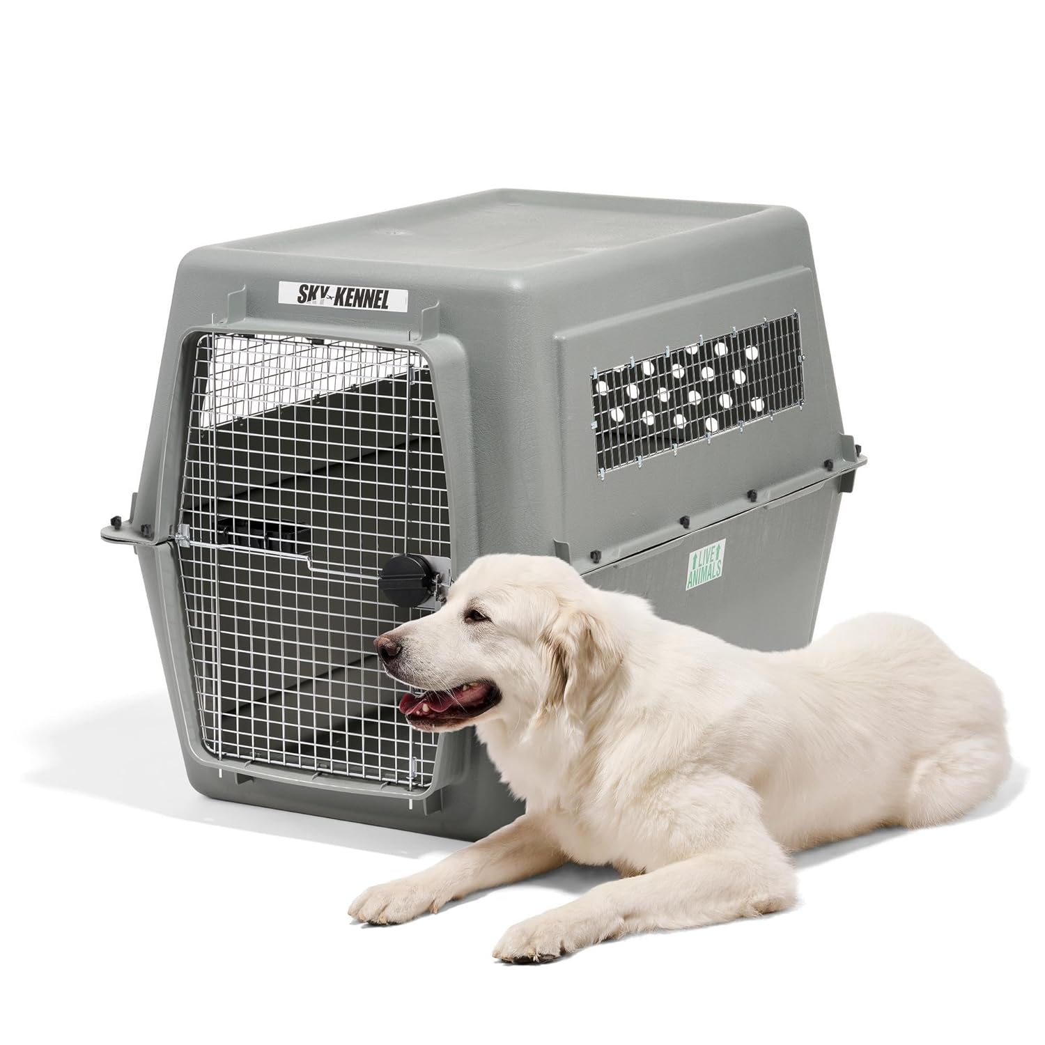 Petmate Sky Kennel for Pets Grey