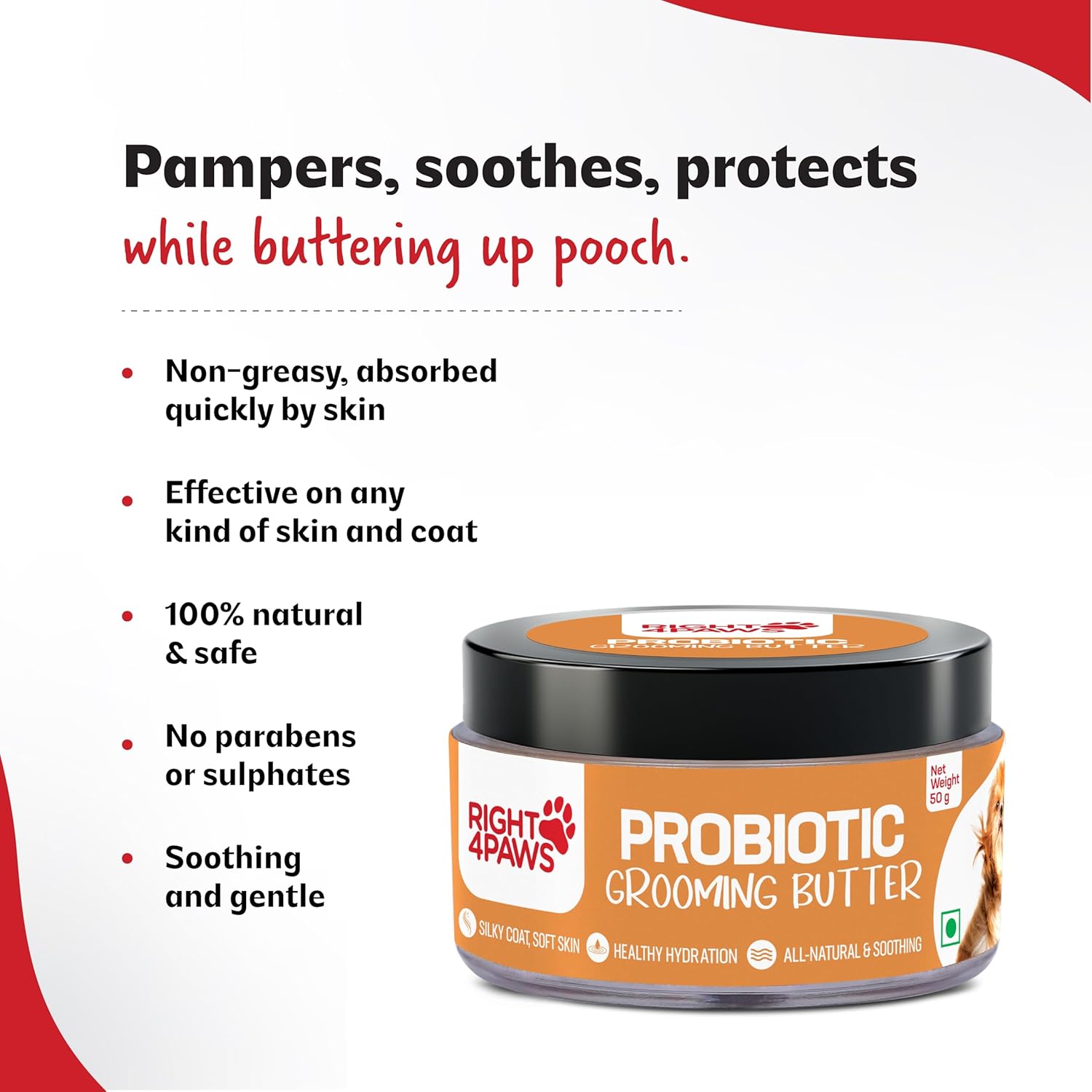 Right4paws  Probiotics Grooming Butter