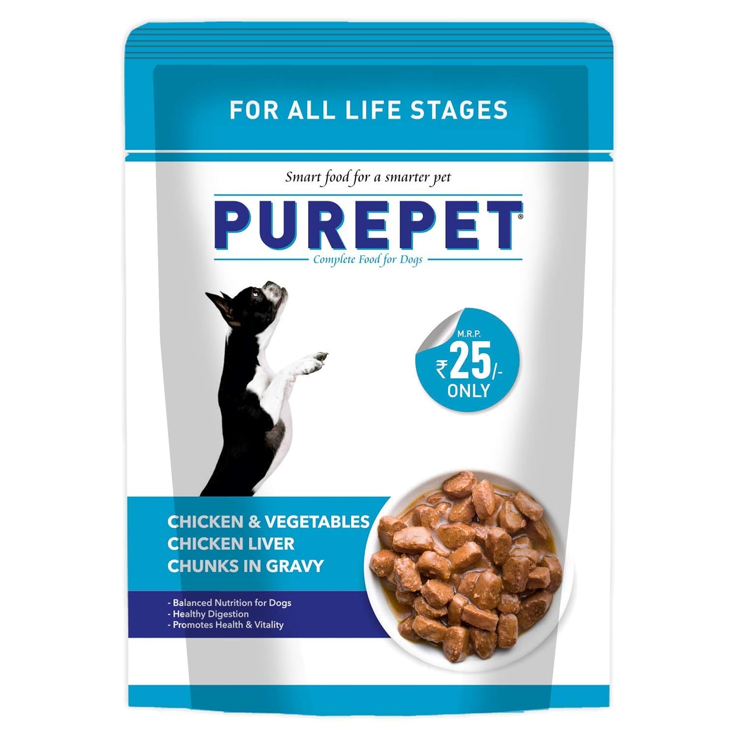 Purepet- Chicken & Vegetable Chunks in Gravy for Adult Dog