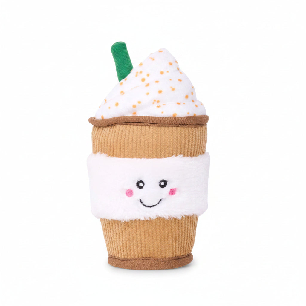 Zippy Paws NomNomz Puppaccino Plush Toy for Dogs