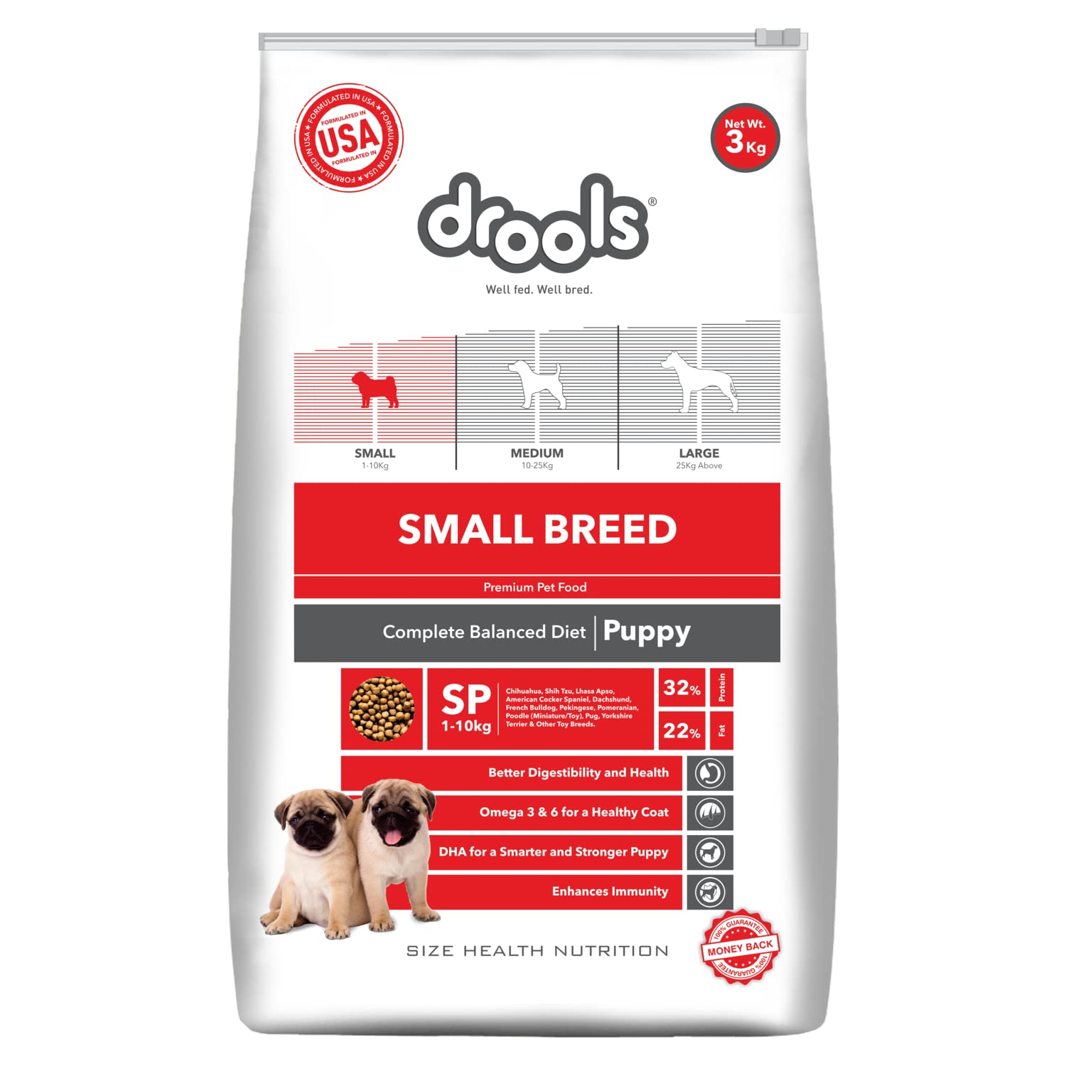 Drools- Small Breed Puppy Dry Dog Premium Food