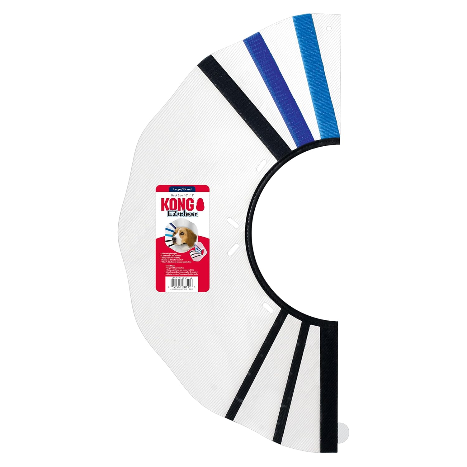 Kong EZ Clear Adjustable Recovery E-Collar for Dogs