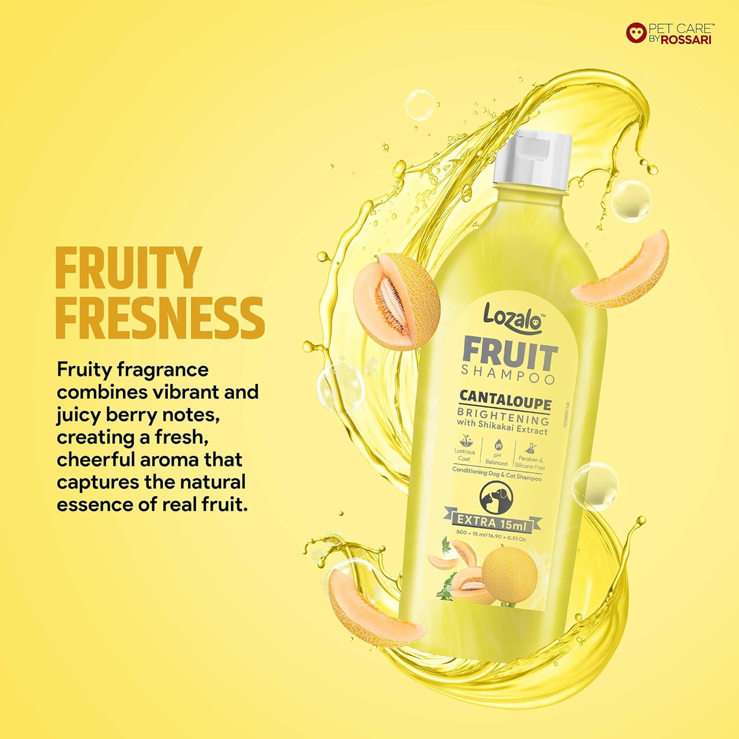 Lozalo Fruit Pet Shampoo Cantaloupe
