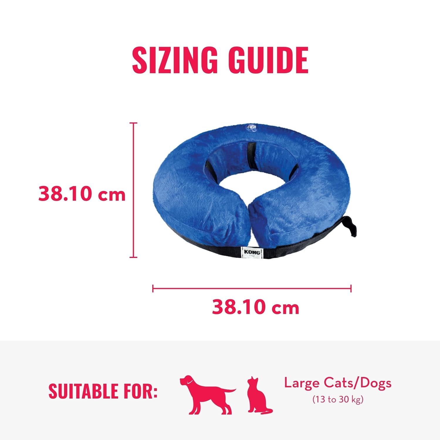 Kong Cloud Soft Inflatable Recovery E-Collar for Dogs