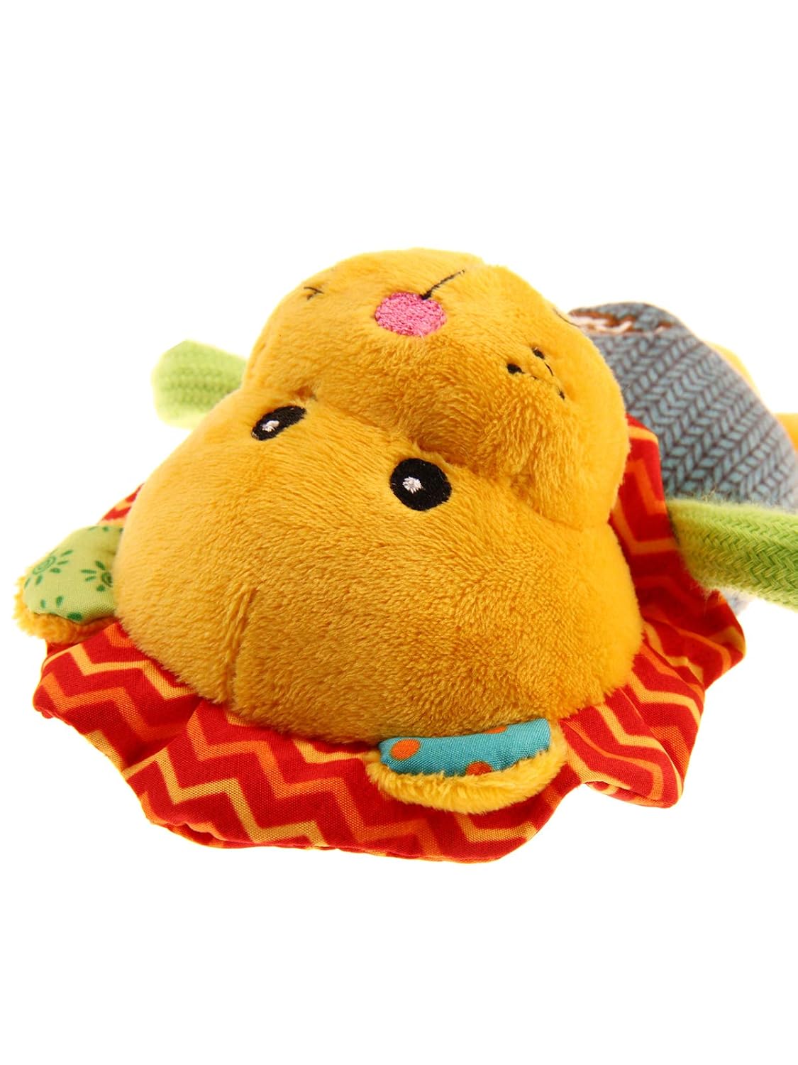 Gigwi Plush Friendz Lion Squeaker Dog Toy