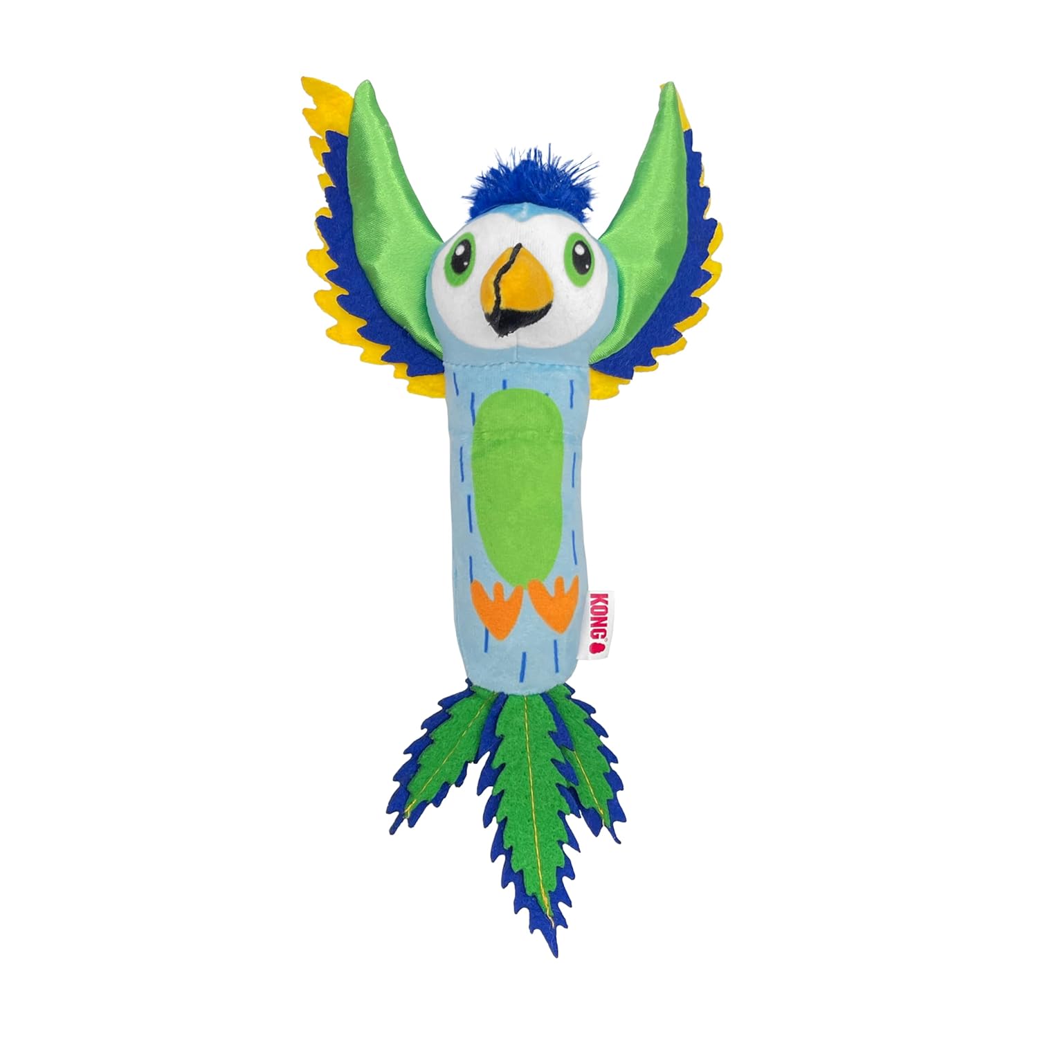Kong Tropics Bird Interactive Plush Toy for Cats