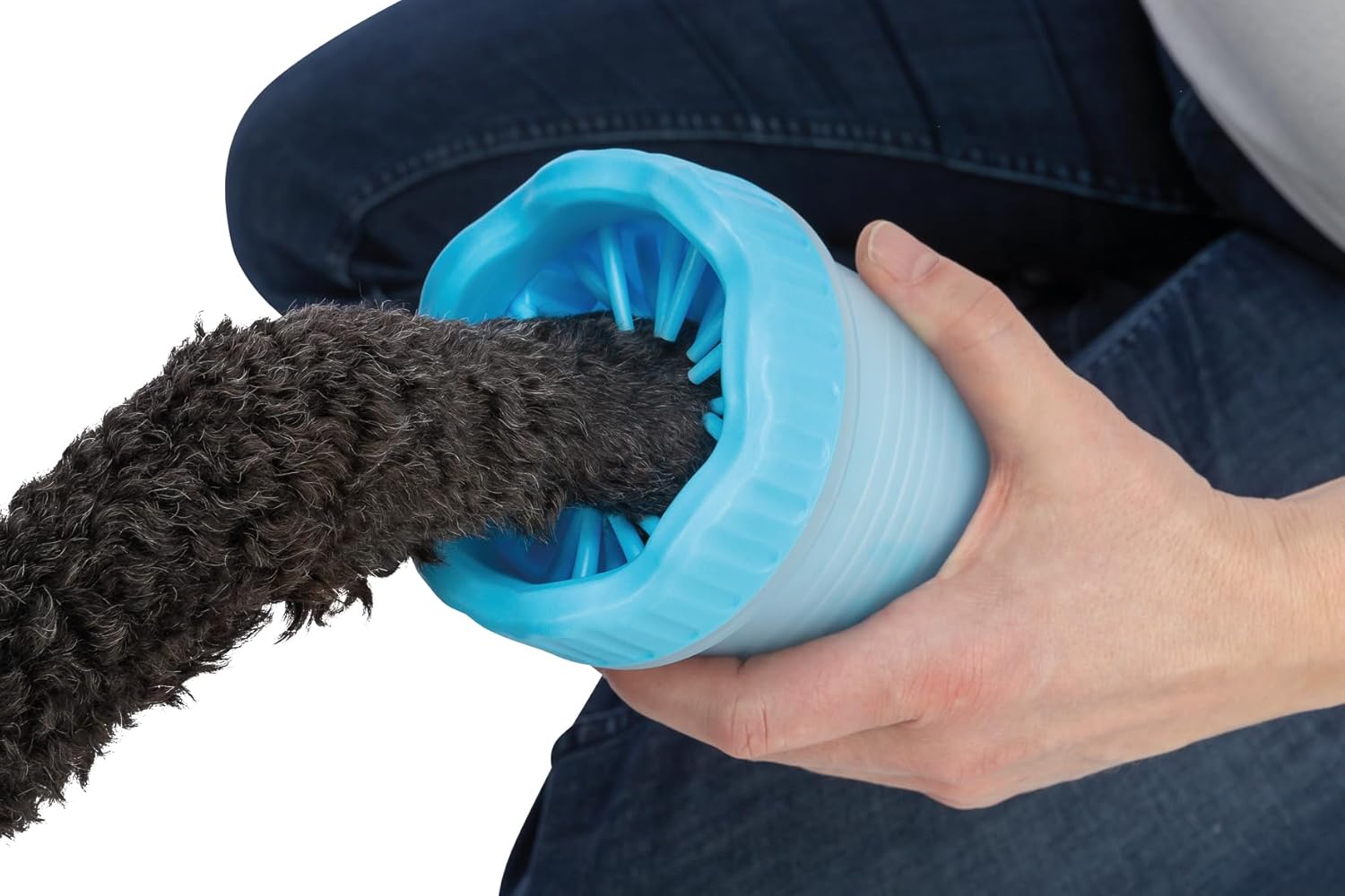 Trixie- Paw Cleaner for Dogs Blue