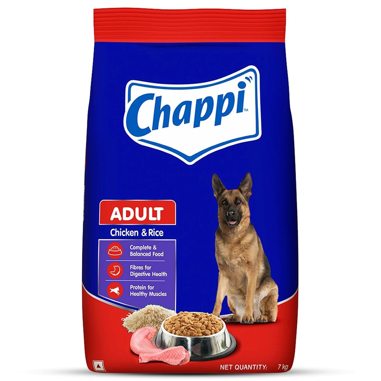 Chappi Chicken and Rice Flavor Adult Dog Dry Food