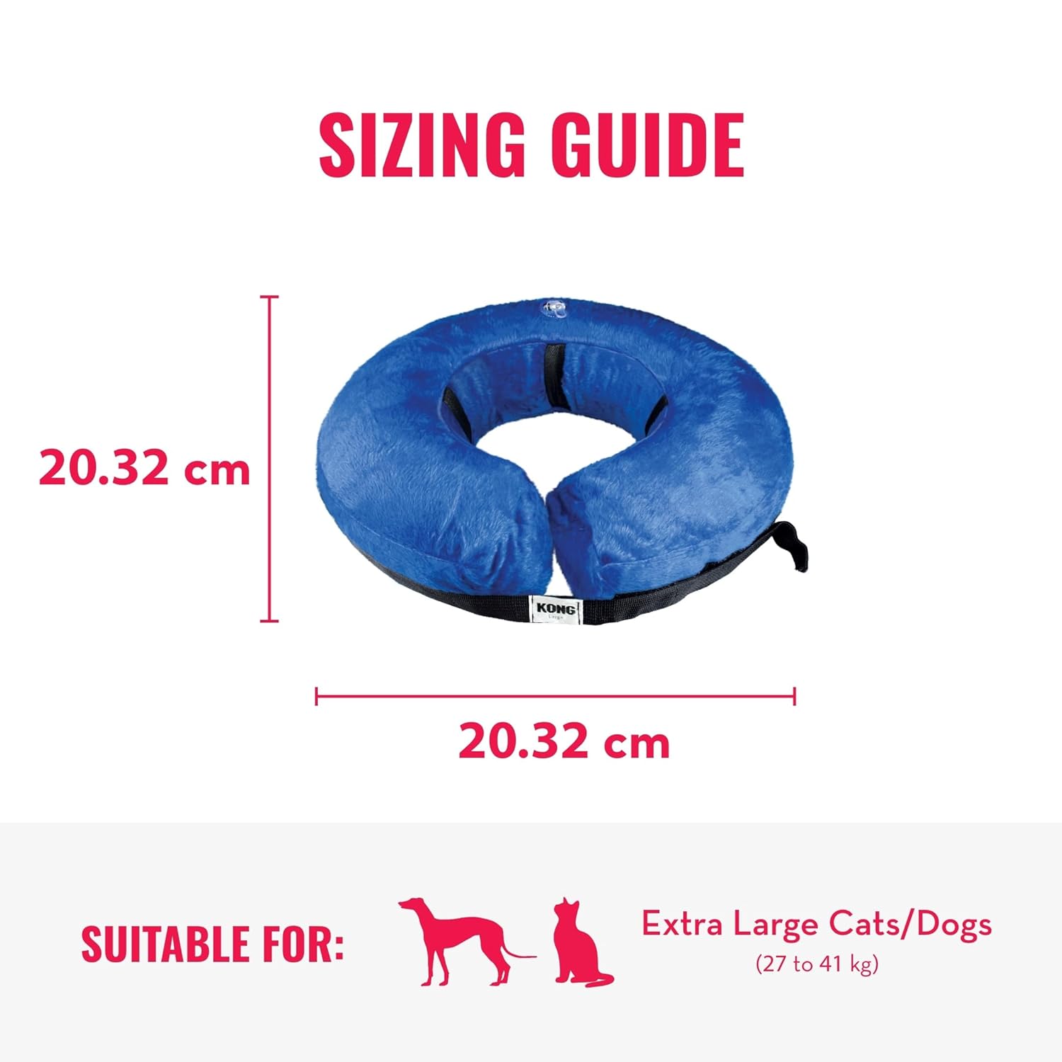 Kong Cloud Soft Inflatable Recovery E-Collar for Dogs
