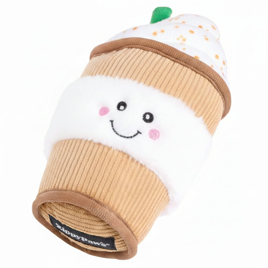 Zippy Paws NomNomz Puppaccino Plush Toy for Dogs