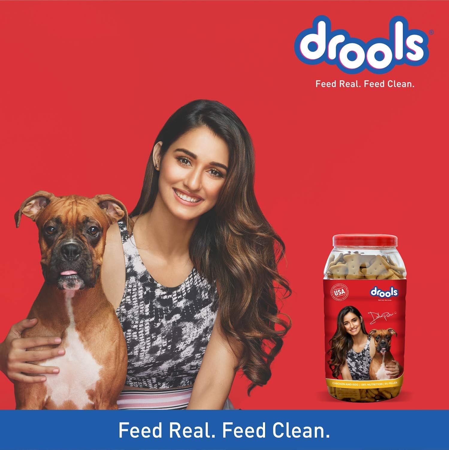 Drools- Dog Treat Biscuits Chicken and Egg Flavor