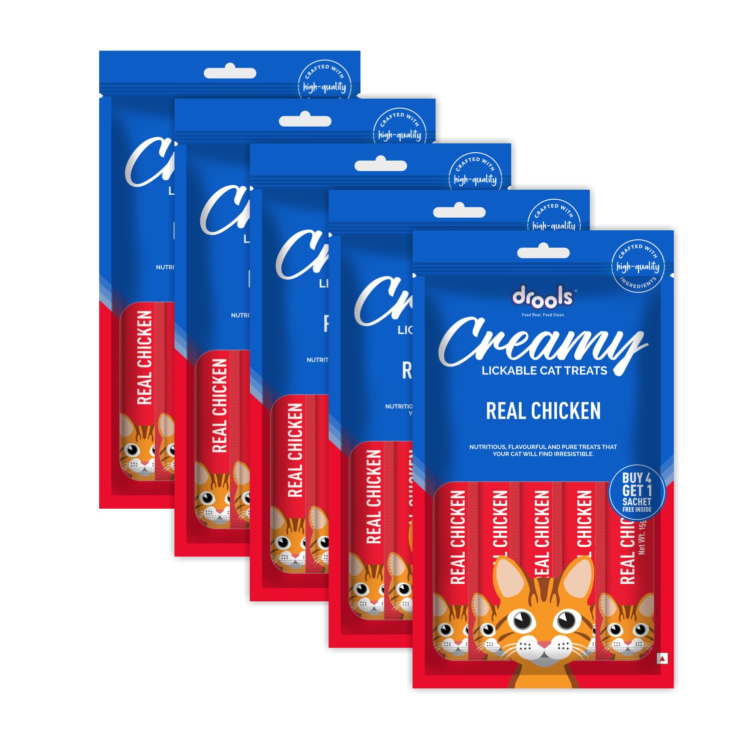 Drools - Creamy 5 Sticks Treats for Cats