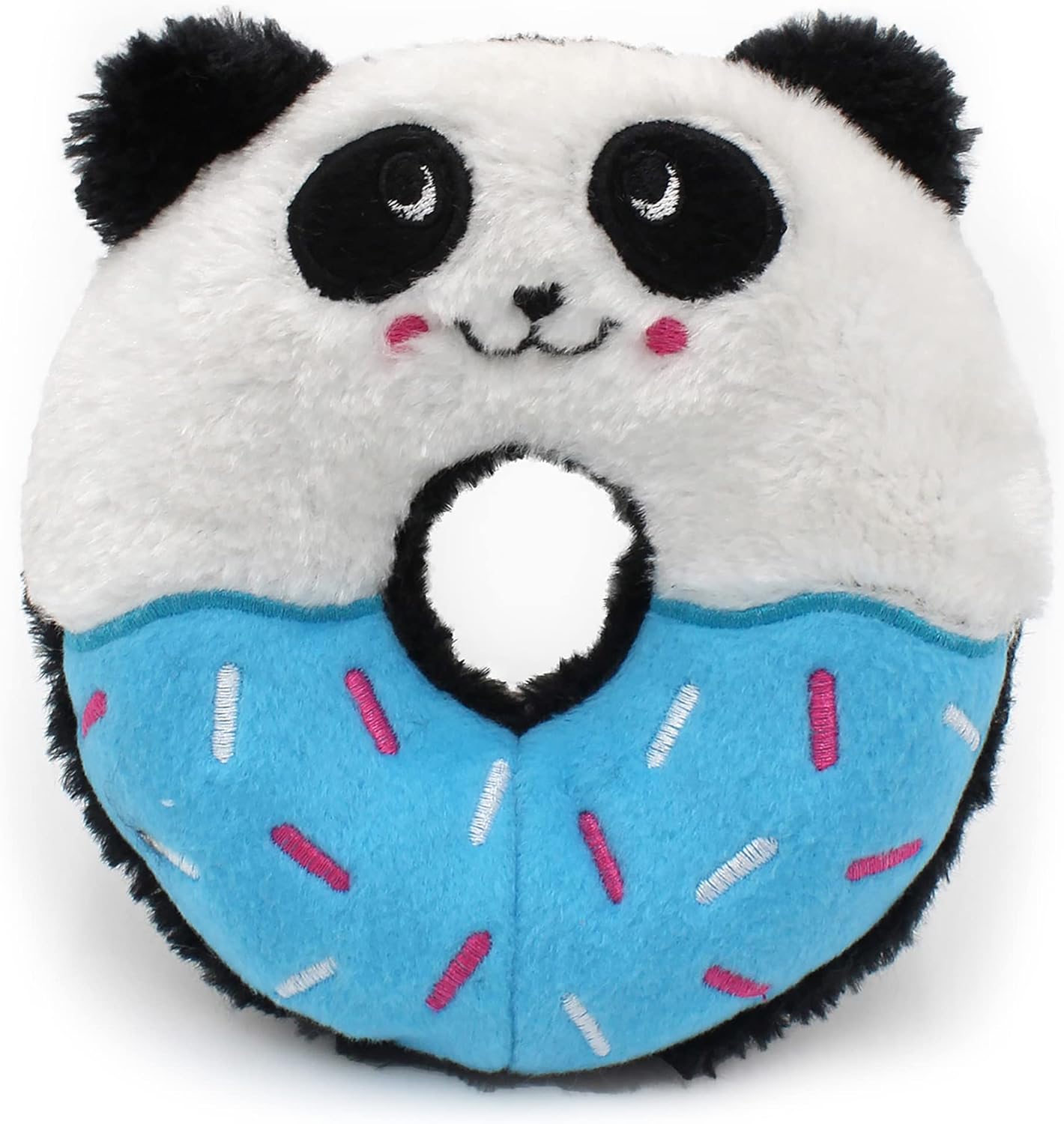 Zippy Paws Buddies Panda Donutz Plush Toy for Dogs
