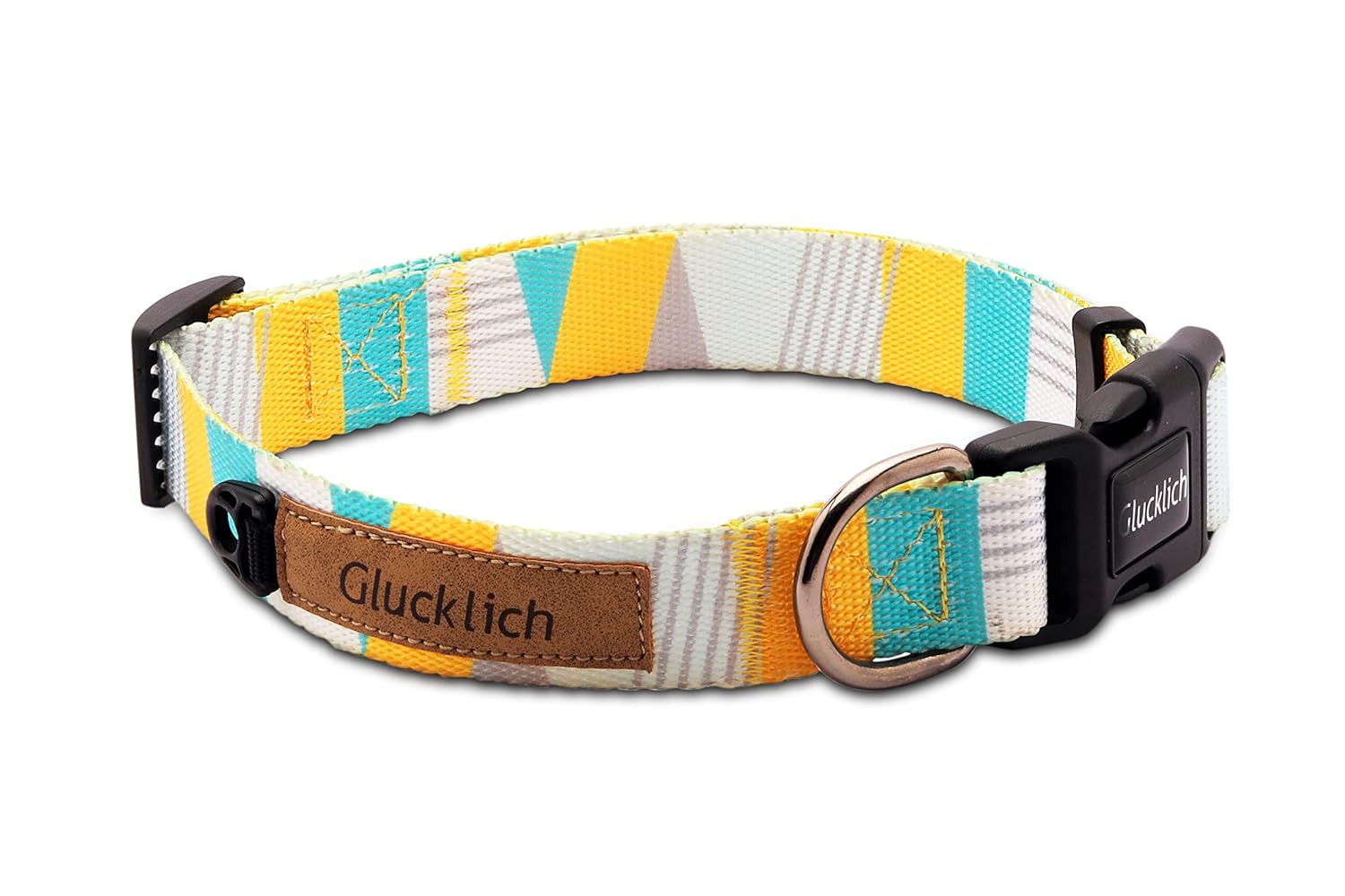 Glucklich Dog Collar 15Mm Printed