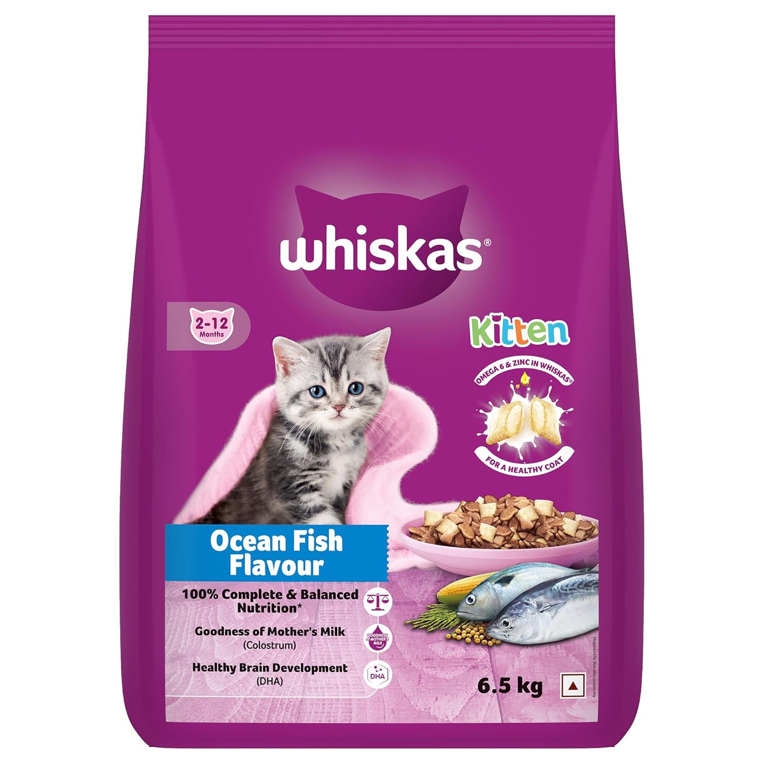Whiskas Ocean Fish Junior Cat Dry Food