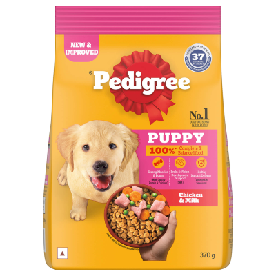 Pedigree- Puppy Chicken and Milk Flavour Dry Food for  New Born Dog