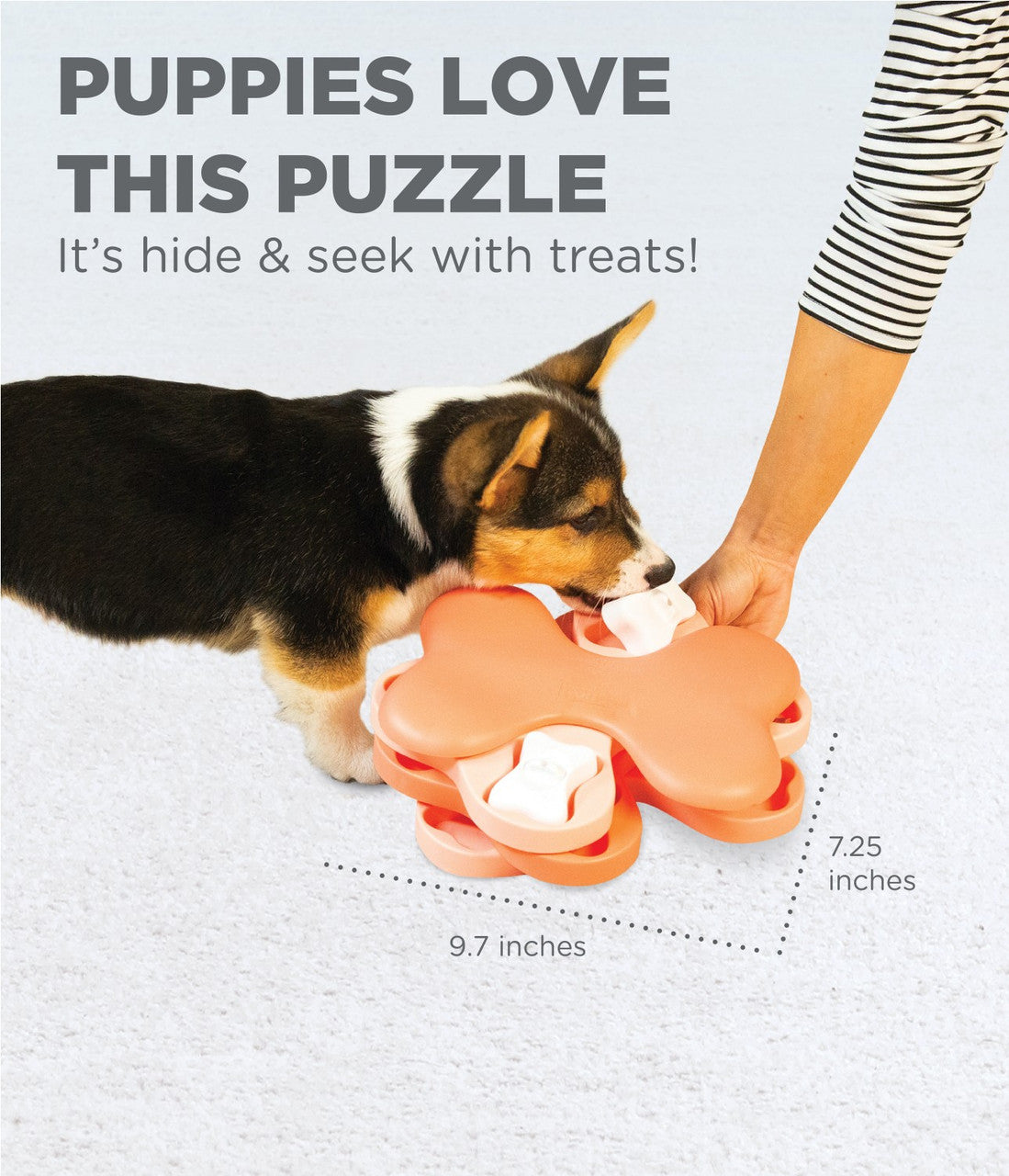 Outward Hound - Puppy Tornado Interactive Treat, 25 Cm X 18 Cm, Pink New