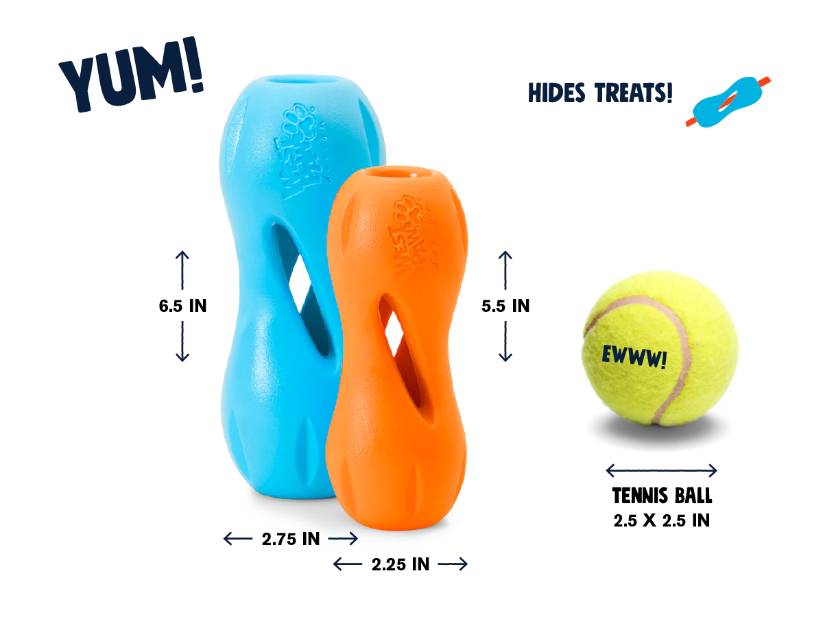 West Paw- Zogoflex Qwizl Treat Toy for Dogs