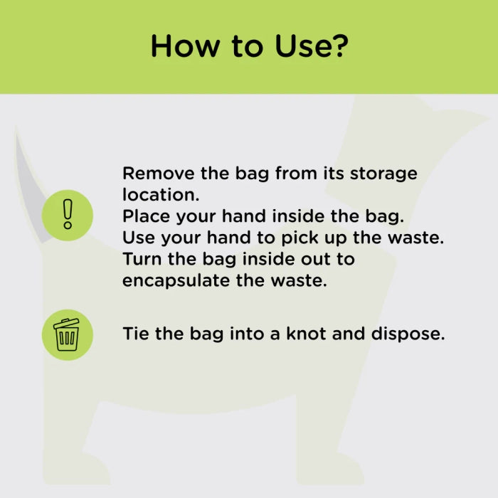 M-Pets Poo Bamboo Waste Bag Dispenser