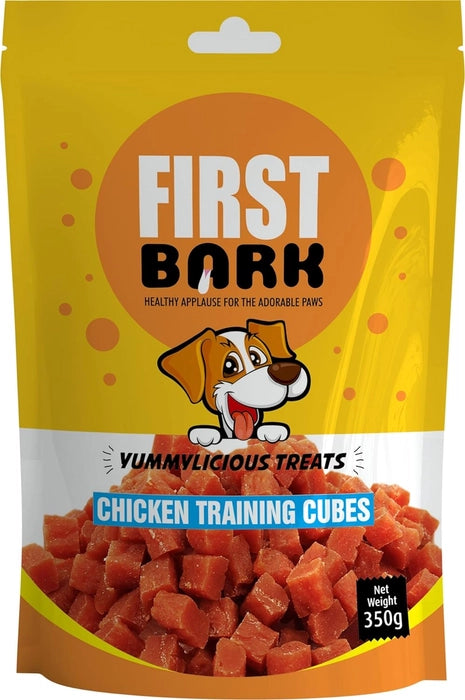 First Bark-Chicken Training Cubes