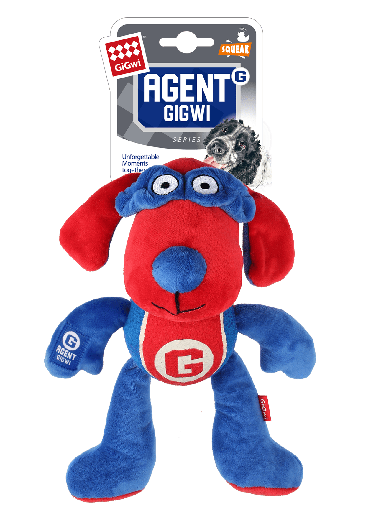 Agent Gigwi Dog Tpr Belly With Squeaker
