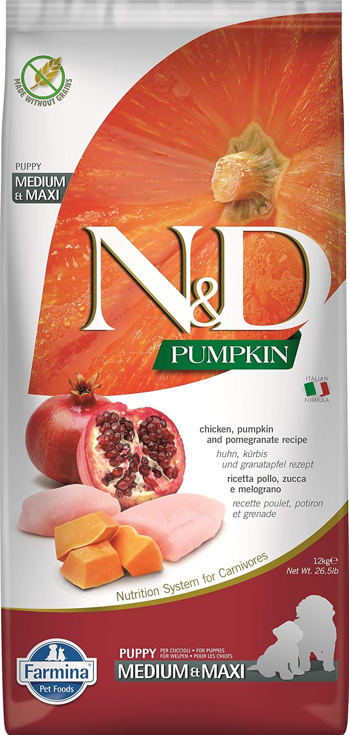 N&D - Pumpkin  Chicken Puppy Medium & Maxi Dry Food