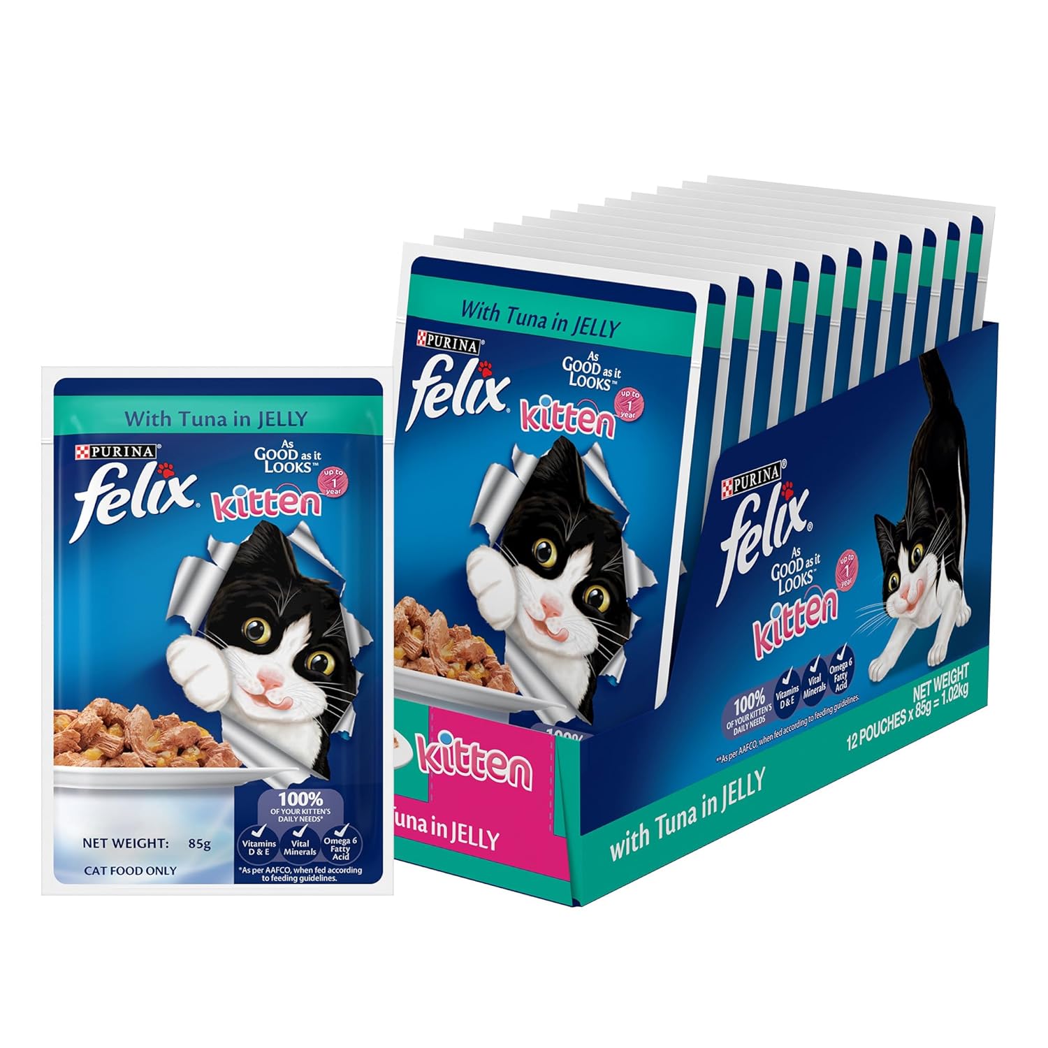 Felix Tuna Kitten Cat Wet Food