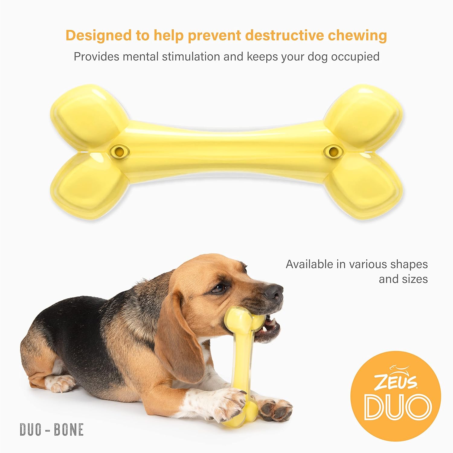 Zeus - Duo Bone 18Cm Yellow Coconut