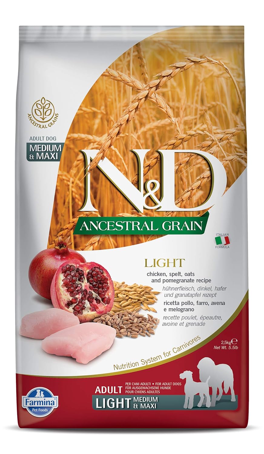N&D - Ancestral Grain Chicken and Pomegranate Adult Medium & Maxi