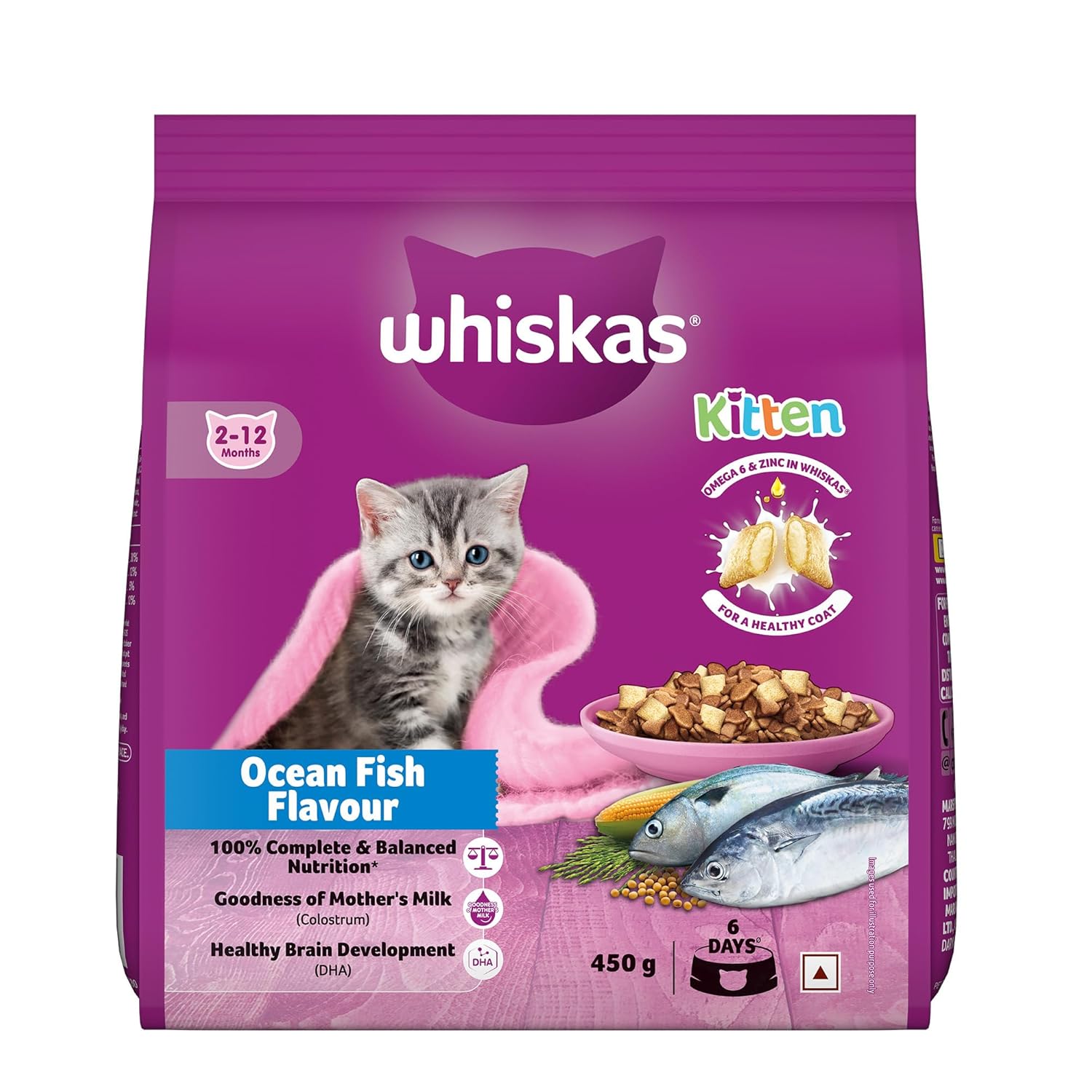 Whiskas Ocean Fish Junior Cat Dry Food