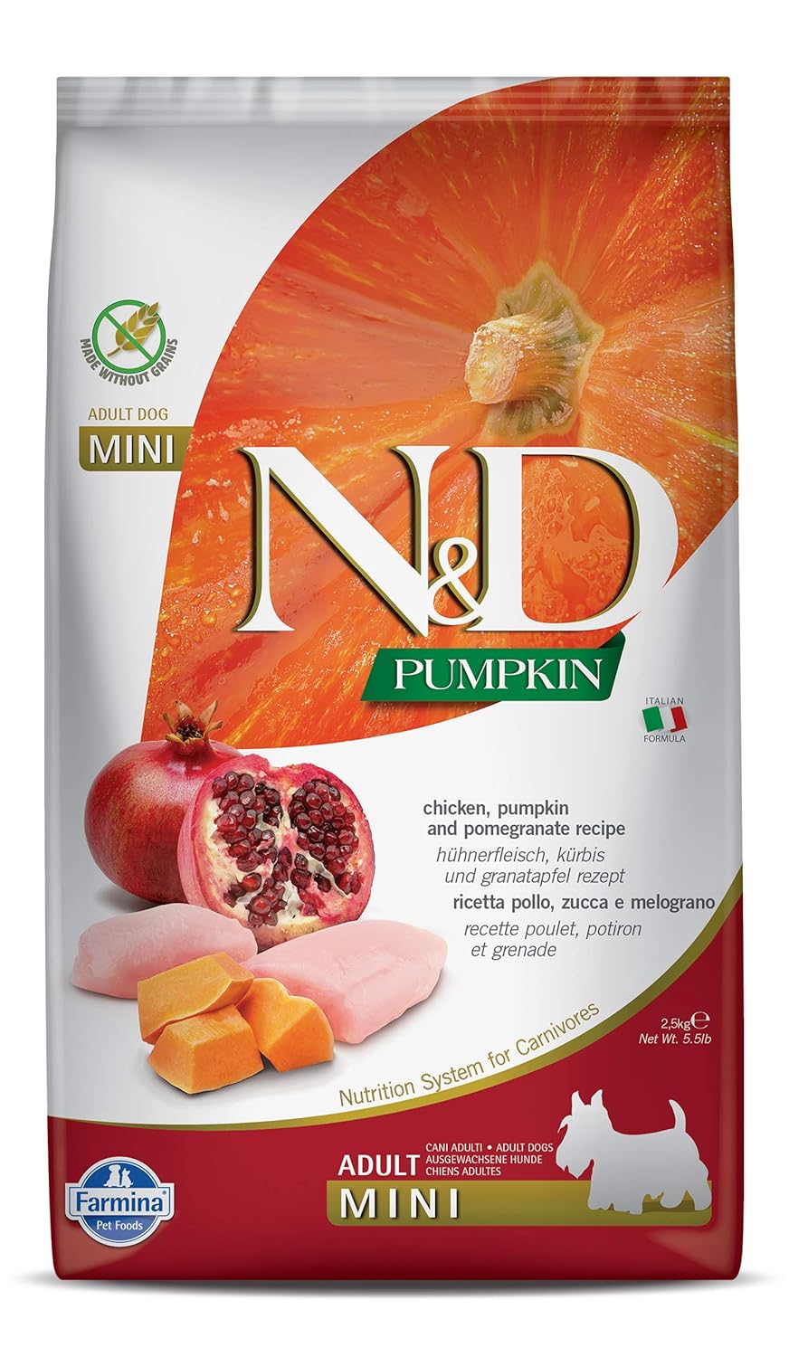 N&D - Pumpkin  Adult Mini Breed Dry Dog Food