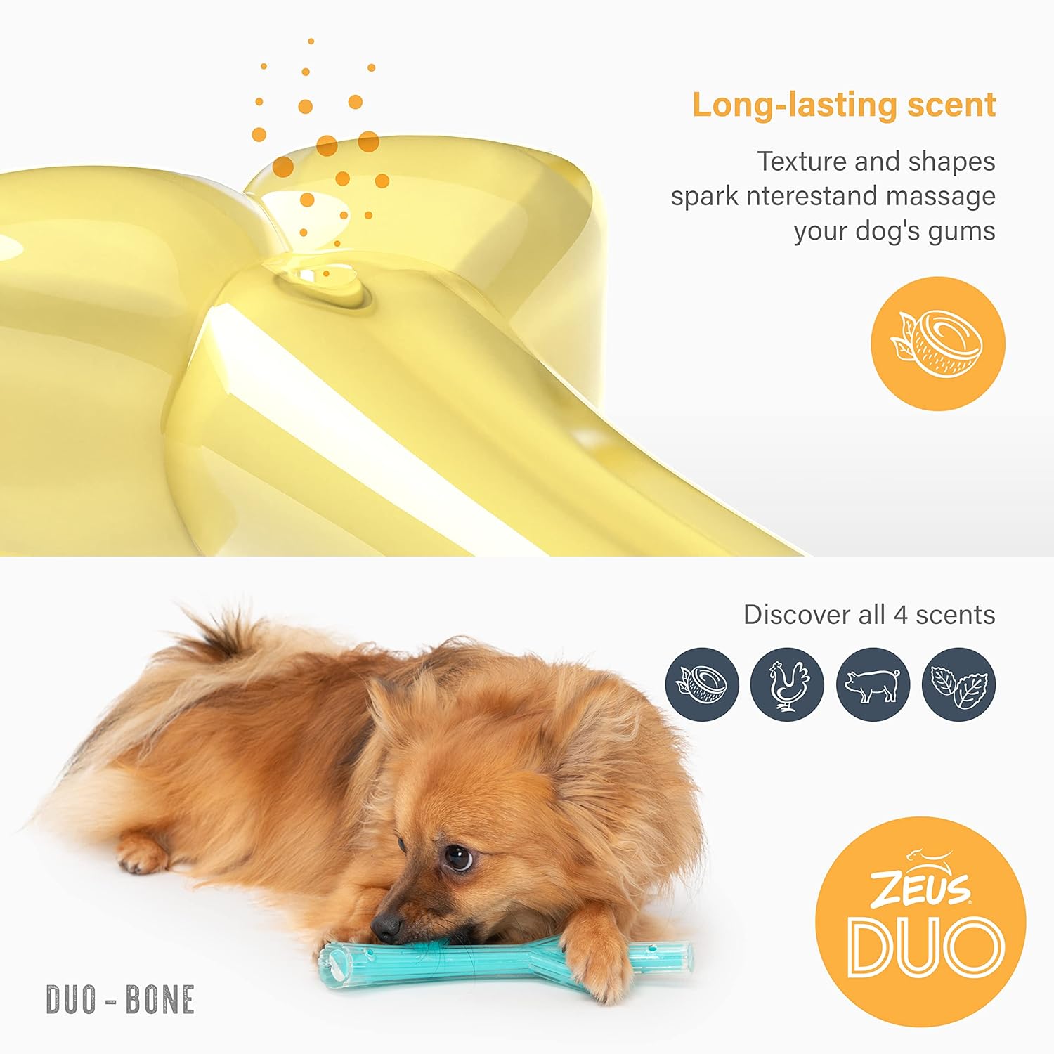 Zeus - Duo Bone 18Cm Yellow Coconut