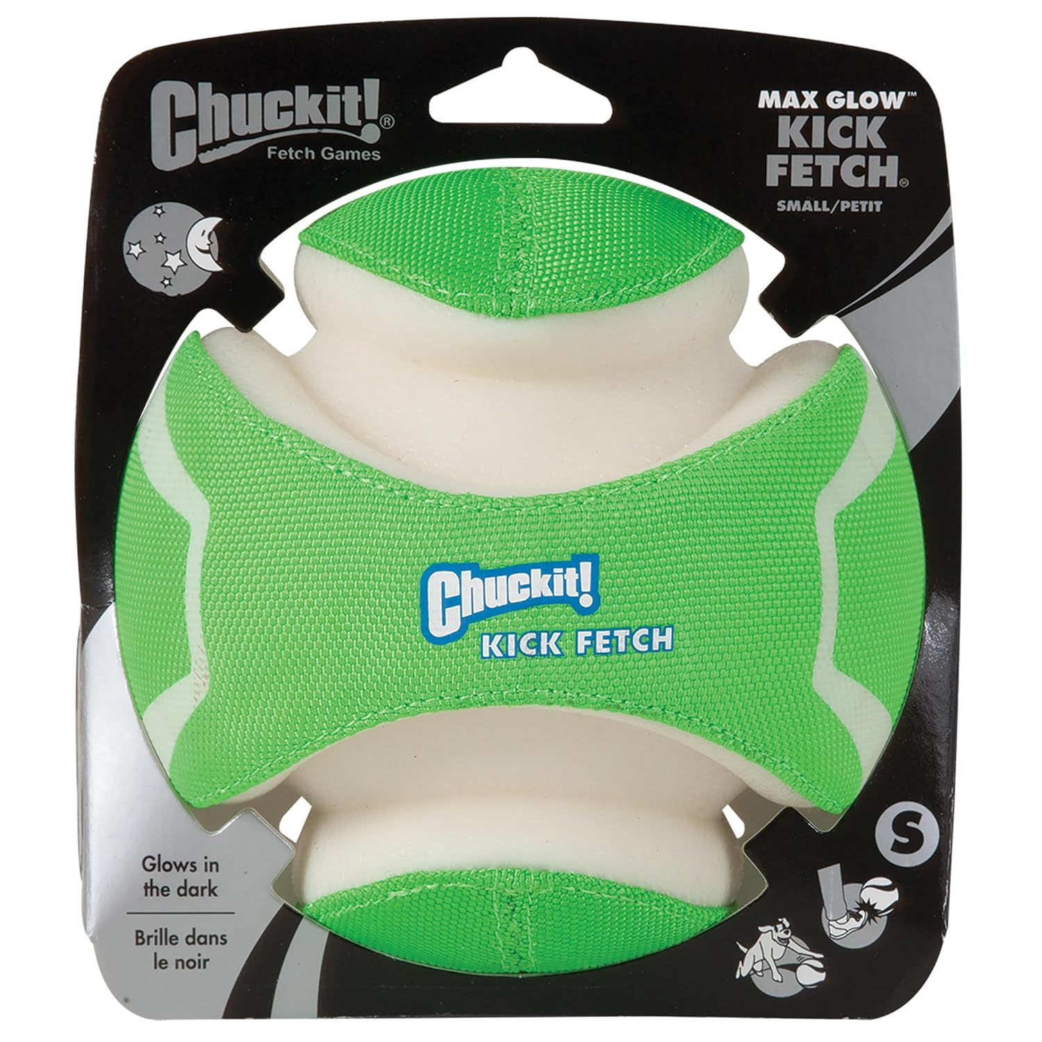 Chuckit! Kick Fetch Max Glow Ball for Dogs