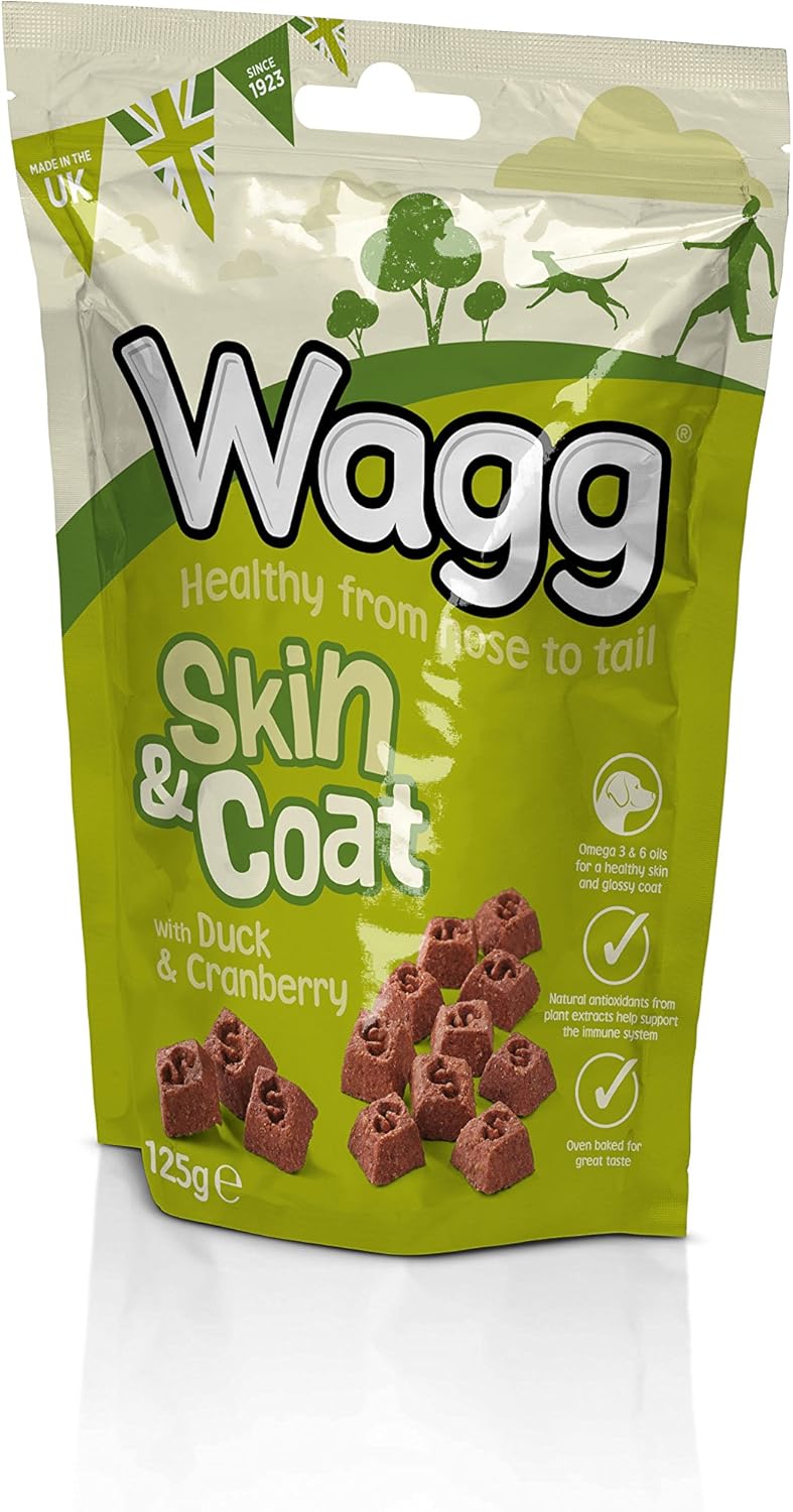 Wagg- Skin and Coat with Duck and Cranberry Meaty Bites