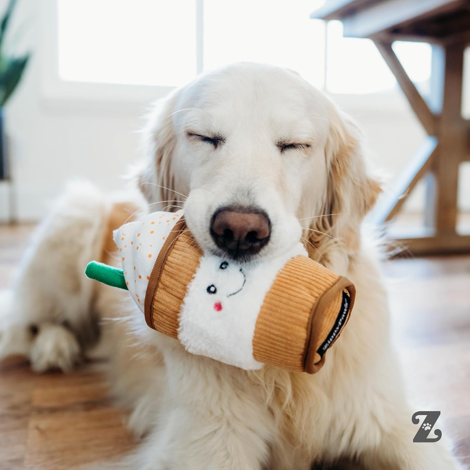 Zippy Paws NomNomz Puppaccino Plush Toy for Dogs