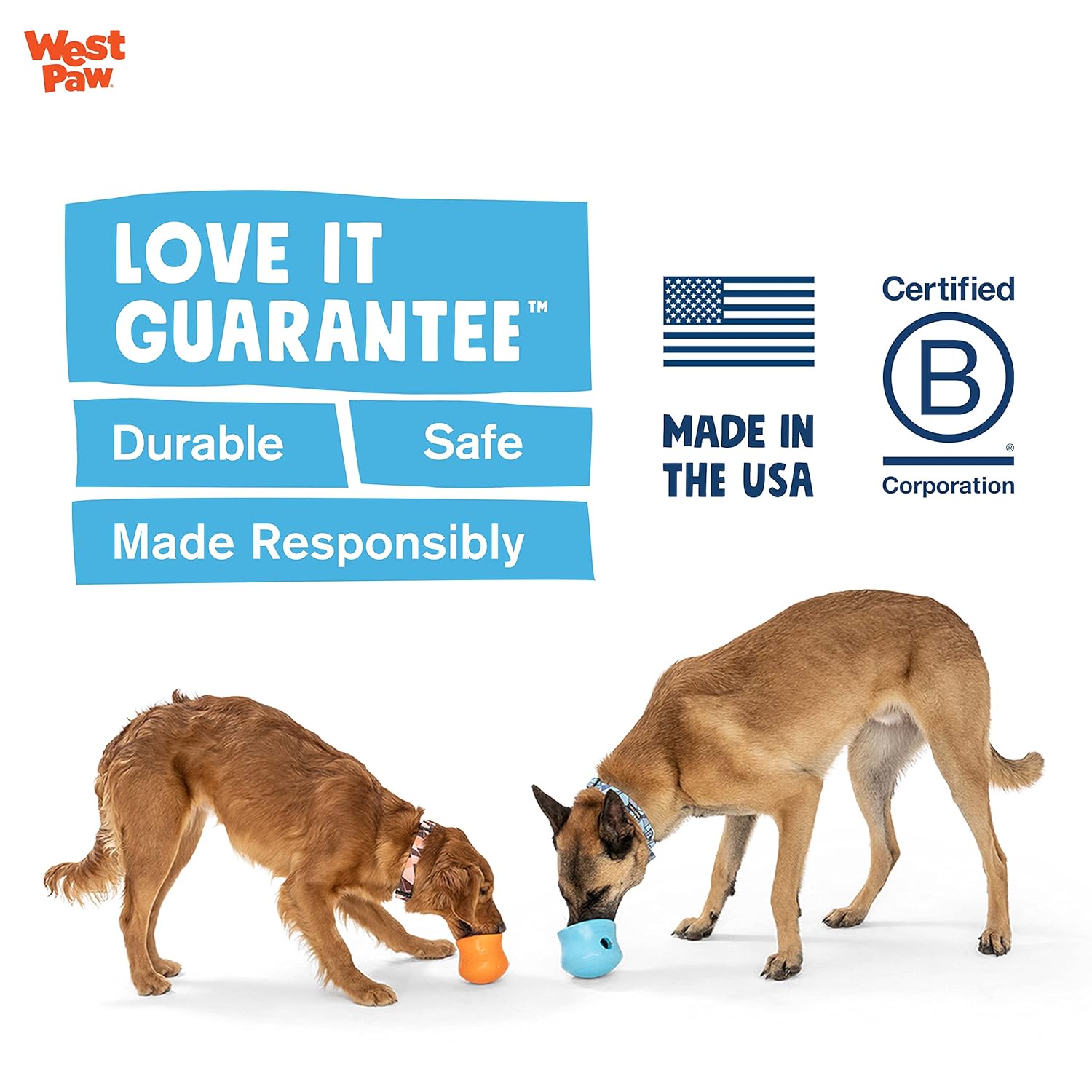 West Paw Zogoflex Toppl Dog Treat Toy