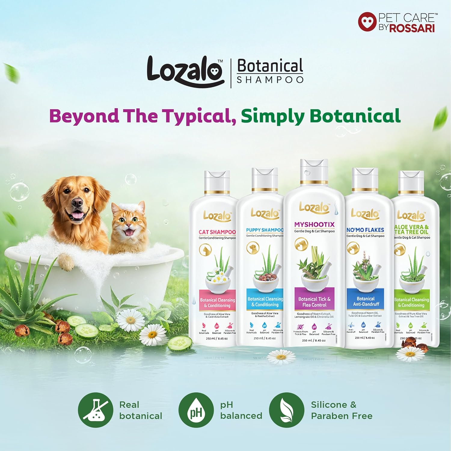 Lozalo Botanical Conditioning Cat Shampoo