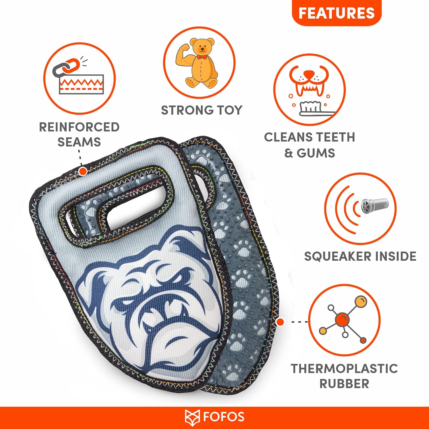 Fofos Tough Strong  Dog Toy