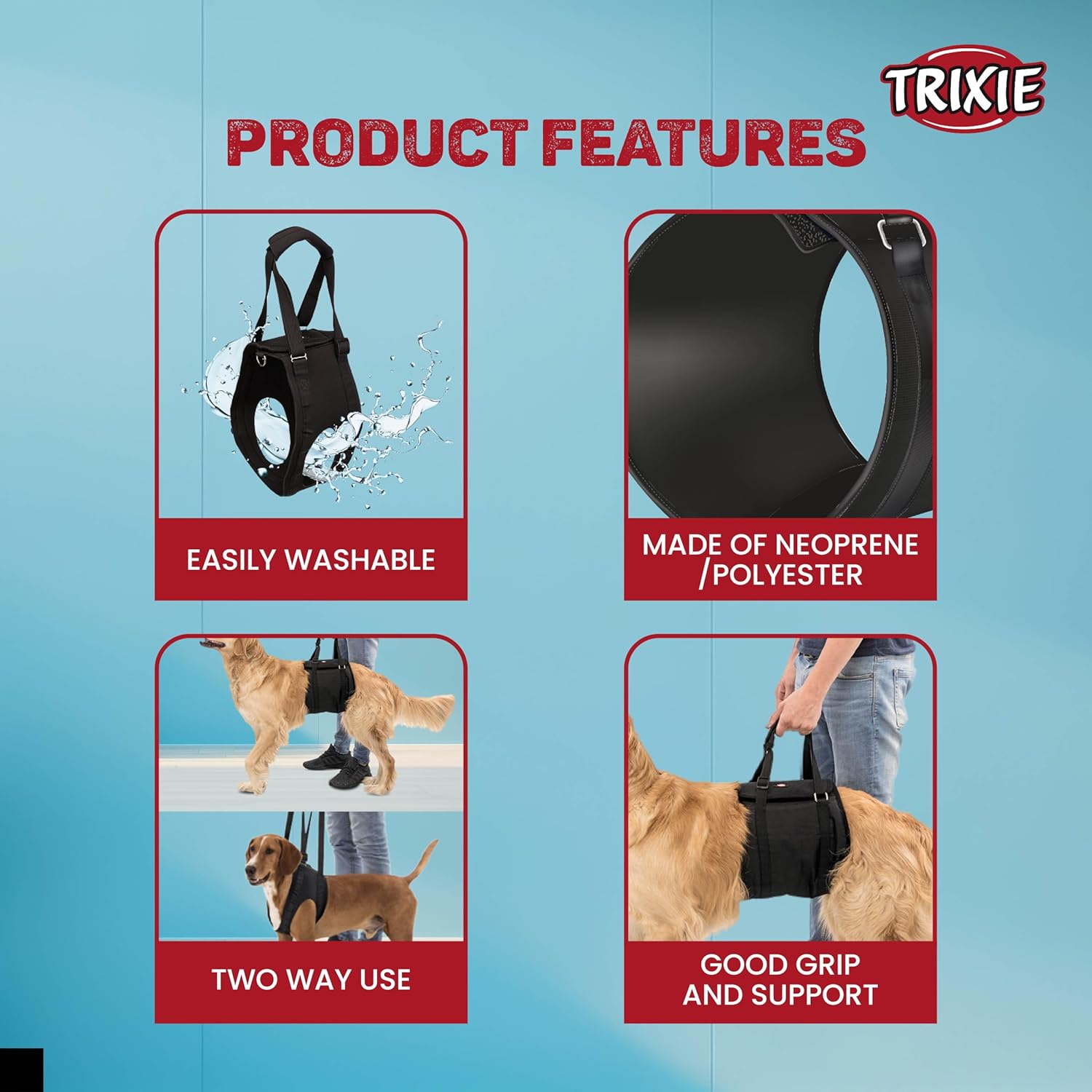 Trixie- Walking Aid Dog Harness