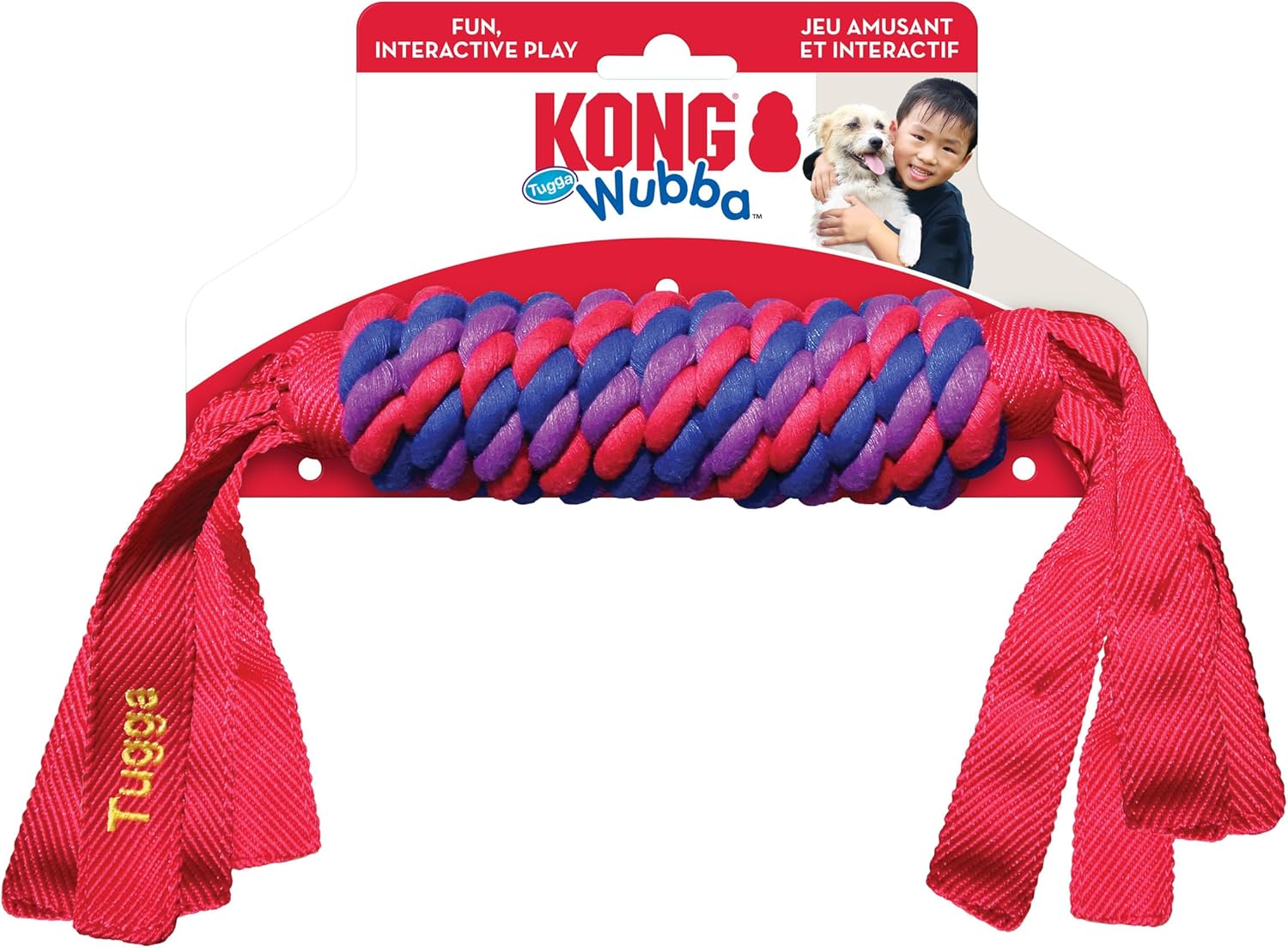 Kong Wubba Tugga Assorted Rope Toy for Dogs